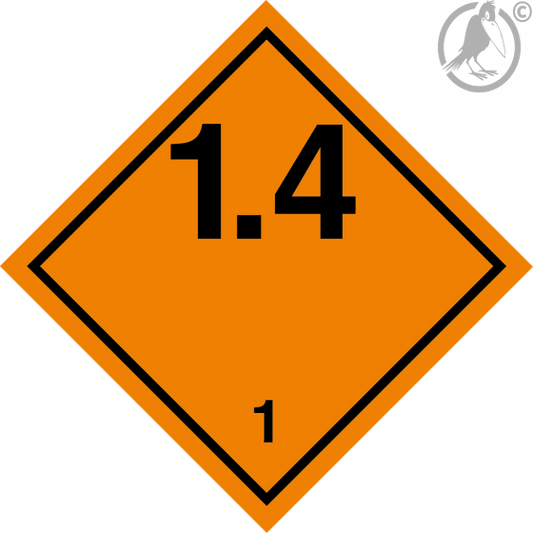 Gefahrgutaufkleber Klasse 1.4