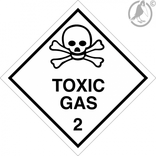 Gefahrgutaufkleber Klasse 2.3 TOXIC GAS
