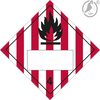 Gefahrgutaufkleber Klasse 4.1 – Flammable Solid (mit Eindruck)