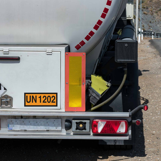 ADR Warntafel mit Eindruck der UN-Nummer 300 × 120 mm