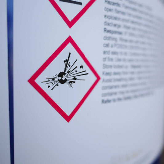 GHS Symbol 01 - Explodierende Bombe