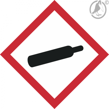 GHS Symbol 04 - Gasflasche