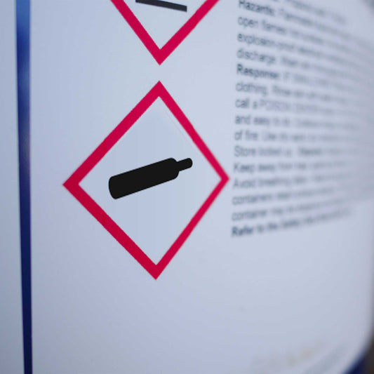 GHS Symbol 04 - Gasflasche