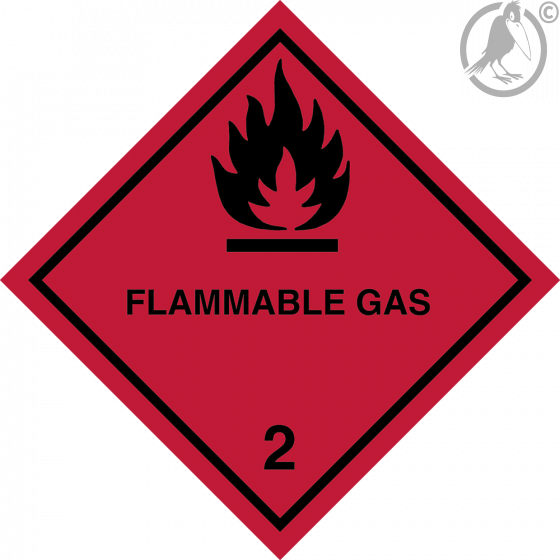 Gefahrgutaufkleber Klasse 2.1 FLAMMABLE GAS