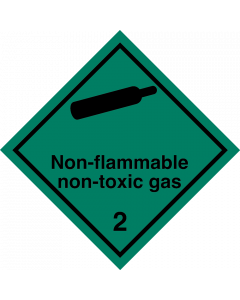 Gefahrgutaufkleber Klasse 2.2 Non flammable – non toxic gas