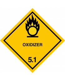 Gefahrgutaufkleber Klasse 5.1 OXIDIZER