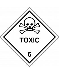 Gefahrgutaufkleber Klasse 6.1 TOXIC